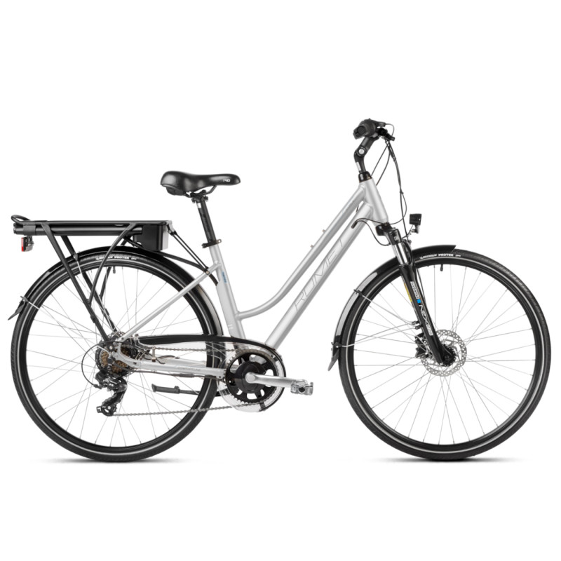 Electric bicycle Romet Gazela 1 RM, 28″, gray