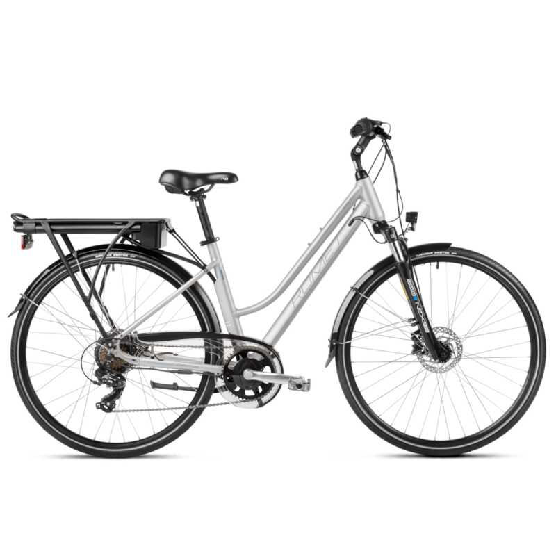 Electric bicycle Romet Gazela 1 RM, 28", gray