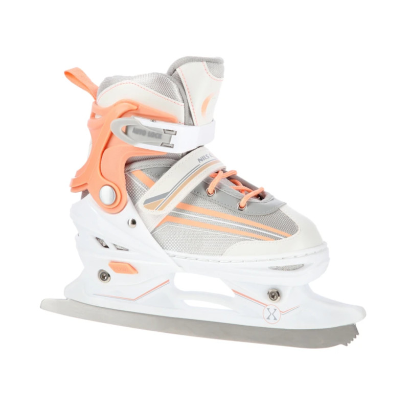 (Rull)uisud NILS Extreme 2in1 In-line Skates/Figure Ice Skates, White/Pink