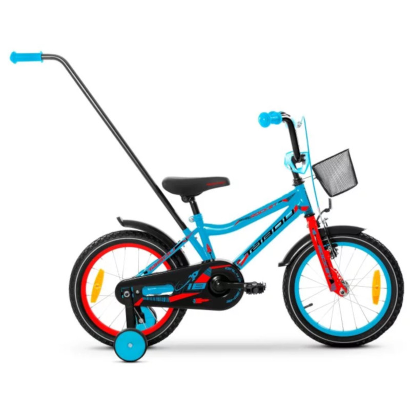 Laste jalgratas TABOU Rocket Alu, 18″, sinine/punane (2023)