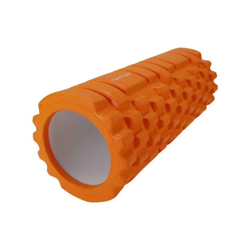 Massaažirull TUNTURI Yoga Foam Grid Roller 33cm, oranž