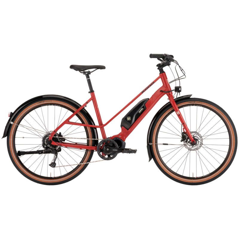 Electric bicycle KONA Ecoco, 27.5" Matte Bloodstone (Red)