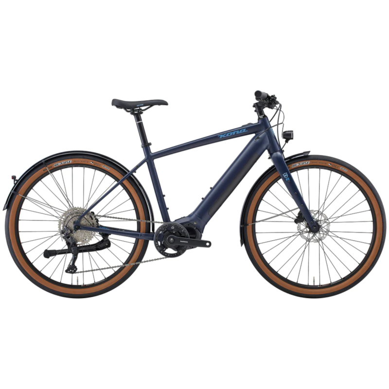 Electric bicycle KONA Dew-E DL, 27.5" Matte Midnight (Blue)