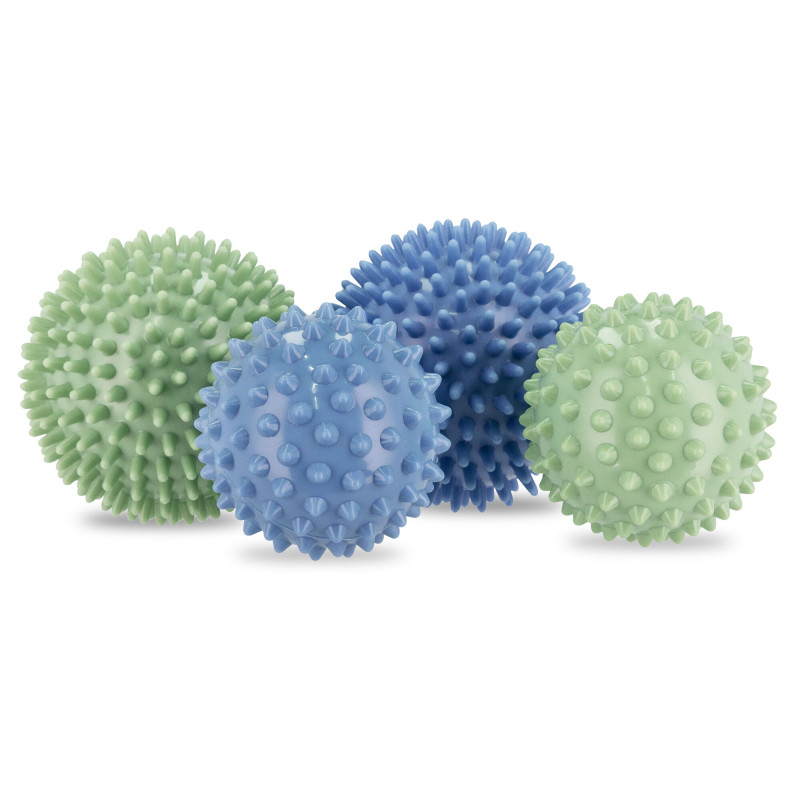 Массажные шарики SPOKEY Grespi Duo (2х2 шт), сине-зеленые