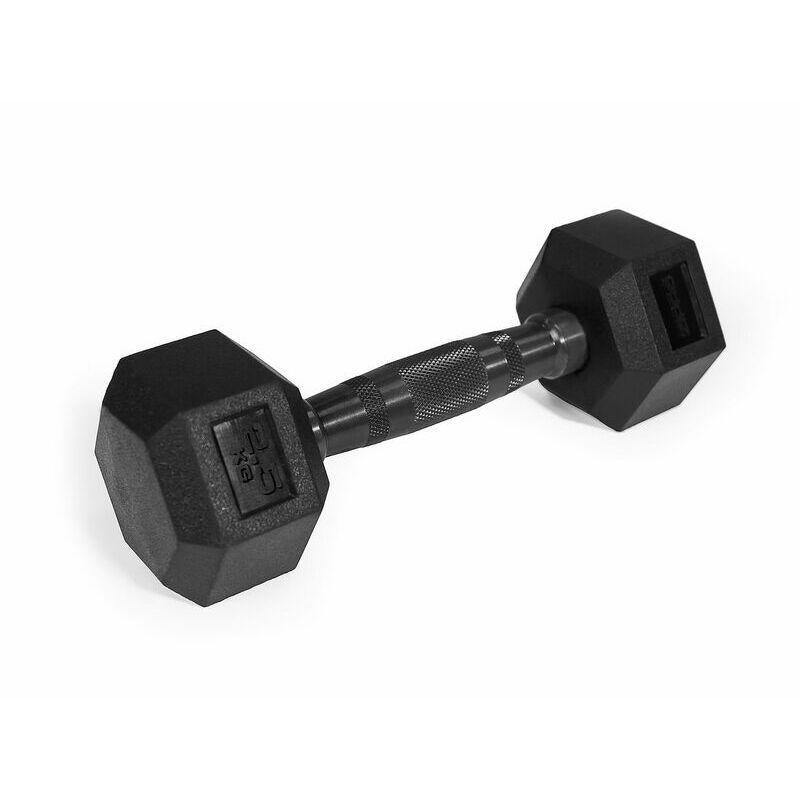 Dumbbell ZIPRO HEX 2.5kg, black