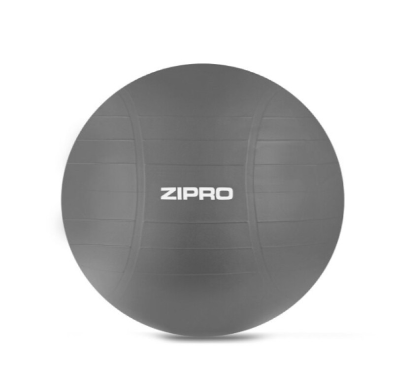 Гимнастический мяч ZIPRO Anti-Burst Gymnastics Ball Premium 65см, серый