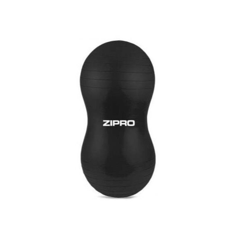 Gymnastics ball ZIPRO Peanut 45cm, black