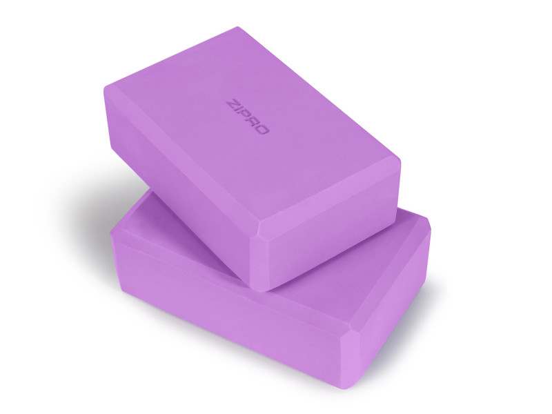 Блок для йоги ZIPRO Yoga Block, фиолетовый