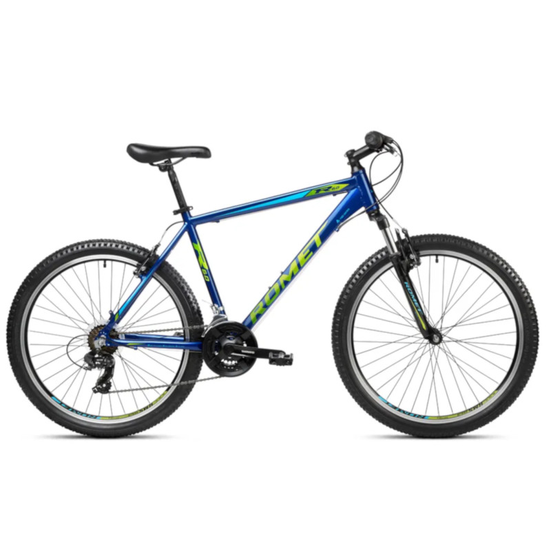 Горный велосипед ROMET Rambler R6.0 (2024) 26", сине-зеленый, вариант А