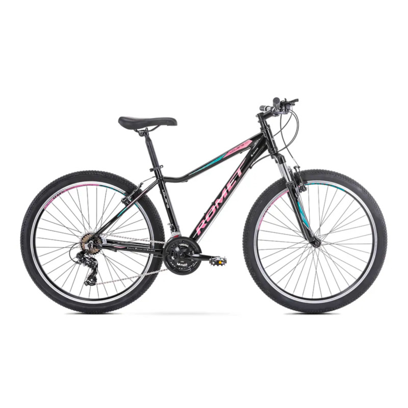 Горный велосипед ROMET Jolene 7.0 LTD (2023) 27.5", черно-розовый