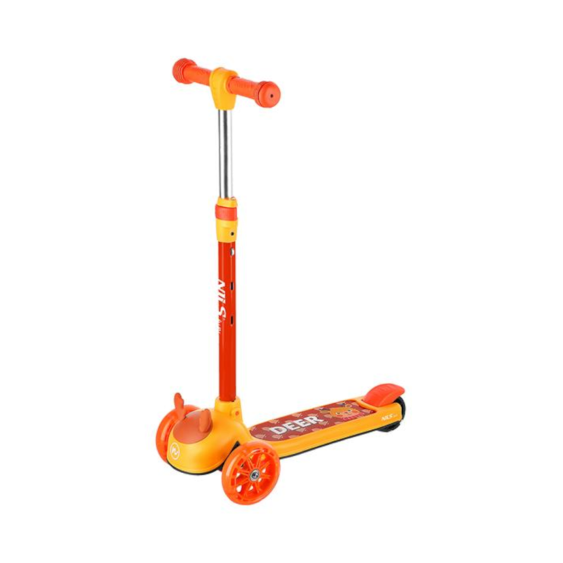 Children's scooter NILS FUN HLB02 Deer Scooter, orange