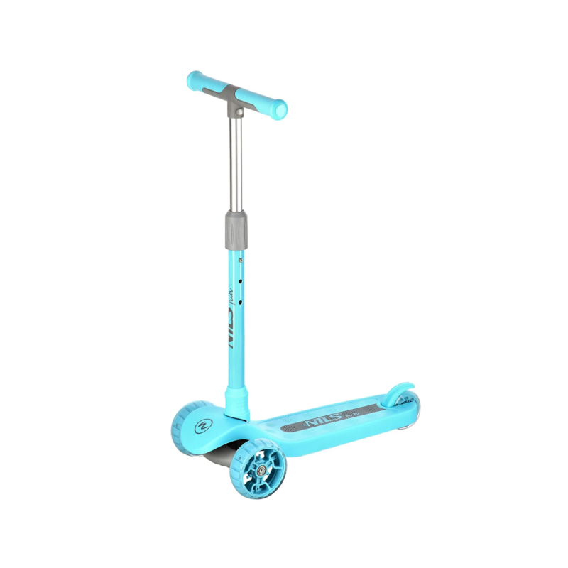 Children's scooter NILS FUN HLB09 Turquoise Scooter, blue