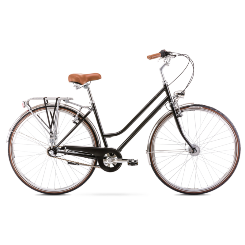 City bike ROMET Vintage Classic D, black