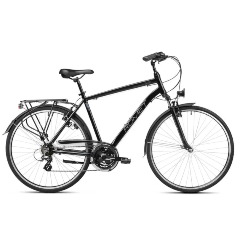 Hibrīda velosipēds ROMET Wagant (2023) 28" melni zils