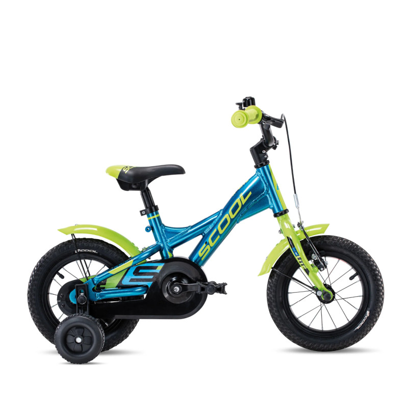 Детский велосипед S´COOL XXlite 12" (2024 г.) синий/широкий