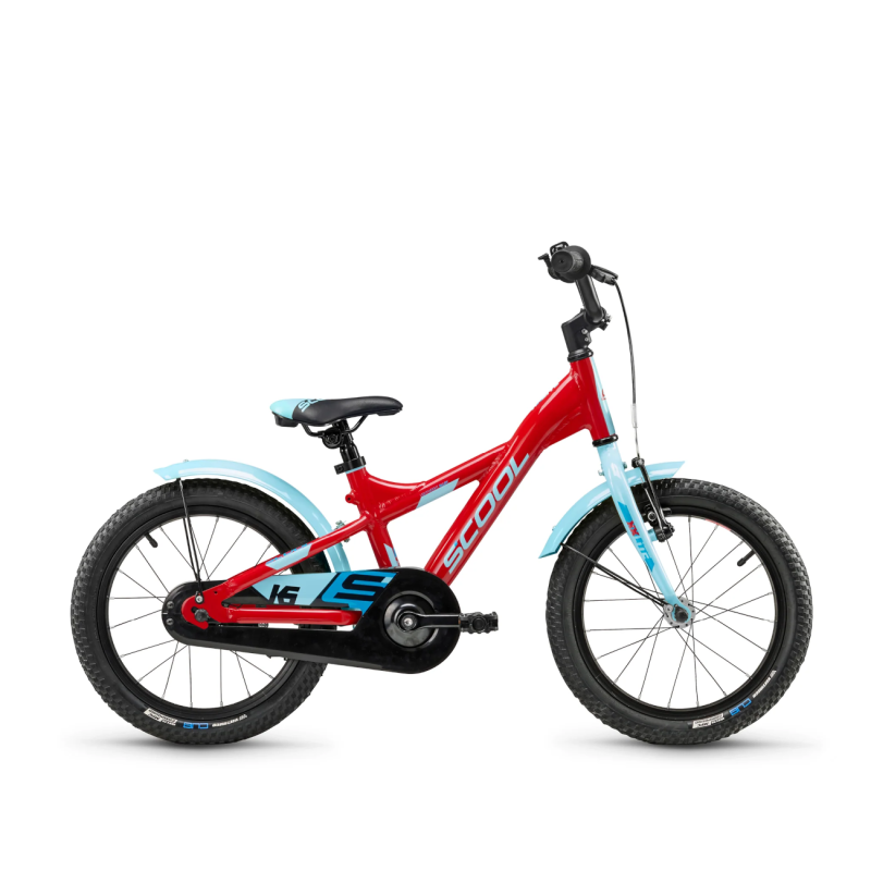 Children's bicycle S´COOL XXlite, 16" red/light blue