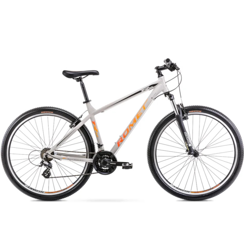 Горный велосипед ROMET Rambler R9.0, 29" (2023 г.) серо-черно-оранжевый