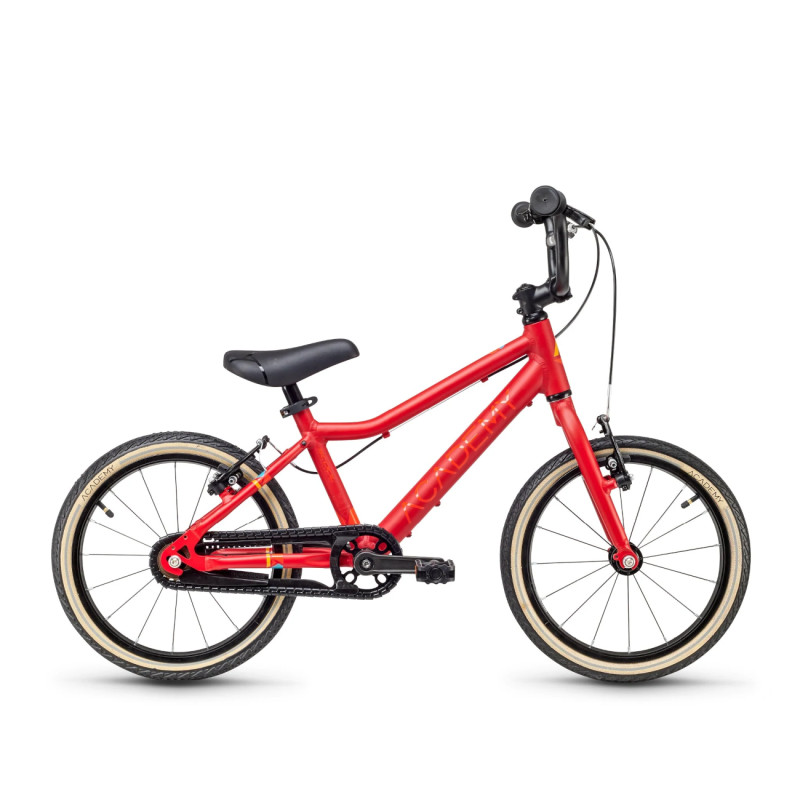Īpaši viegls bērnu velosipēds ACADEMY 3. klase 16" (2024) sarkans