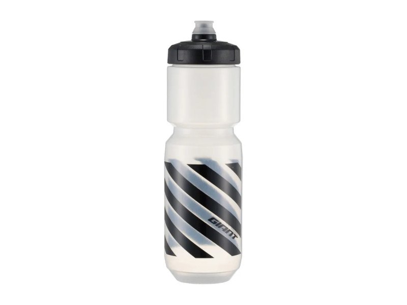 Drinking bottle GIANT DOUBLESPRING 750ML Transparent/Black, transparent-black