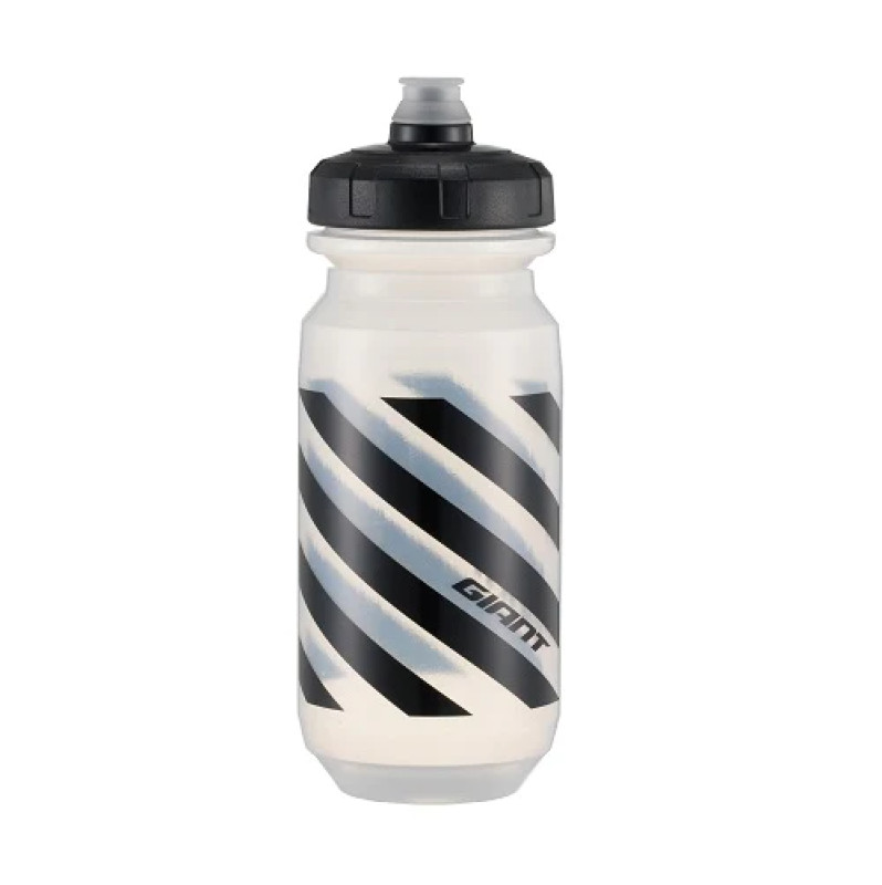 Drinking bottle GIANT DOUBLESPRING 600ML Transparent/Black, transparent-black