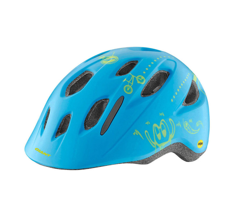 Детский шлем GIANT HOLLER Matte Blue 46-51 см, синий
