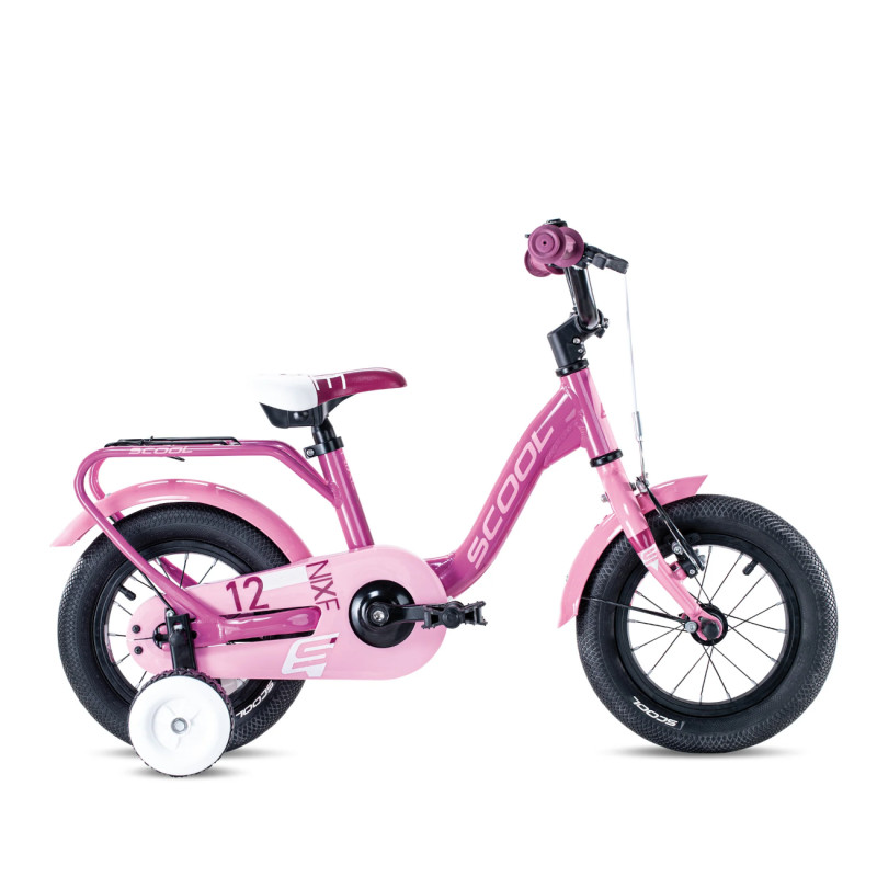 Детский велосипед S´COOL niXe 12" (2024 г.) розовый
