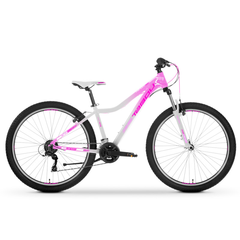 Велосипед TABOU Venom 1.0 W, 27.5" (2024 г.) розово-белый