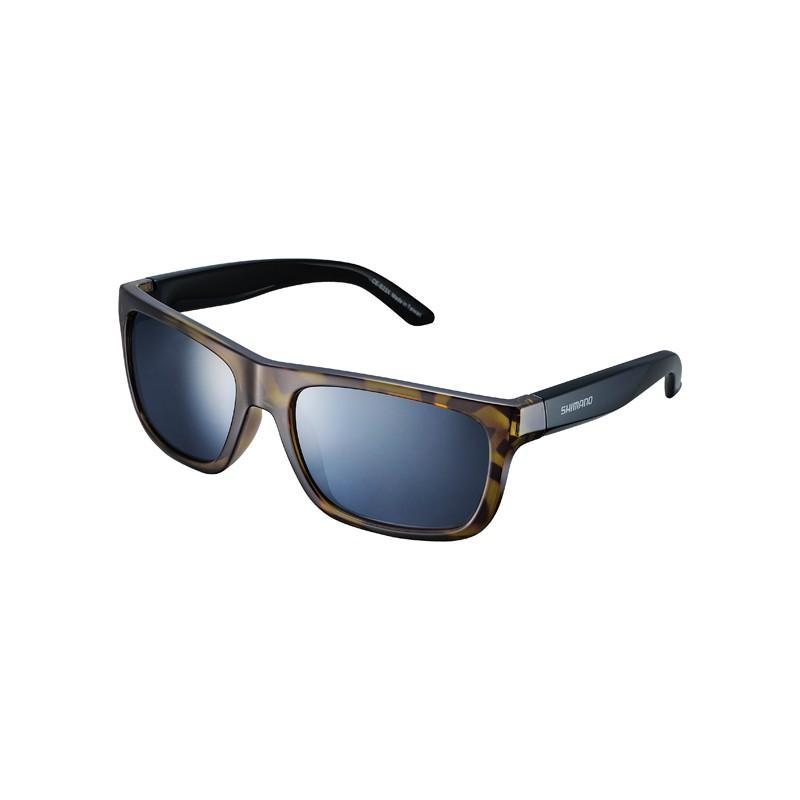 Päikeseprillid SHIMANO Brown Tortoise, Smoke Silver Mirror