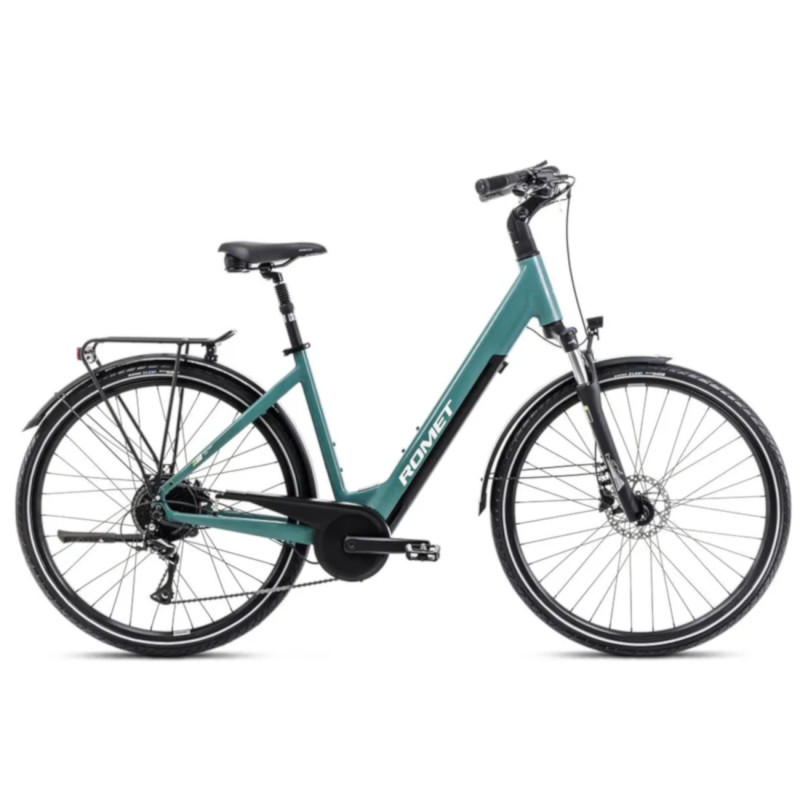 Электровелосипед ROMET e-Modeco URB 1.0 (2024) 28" бирюзовый