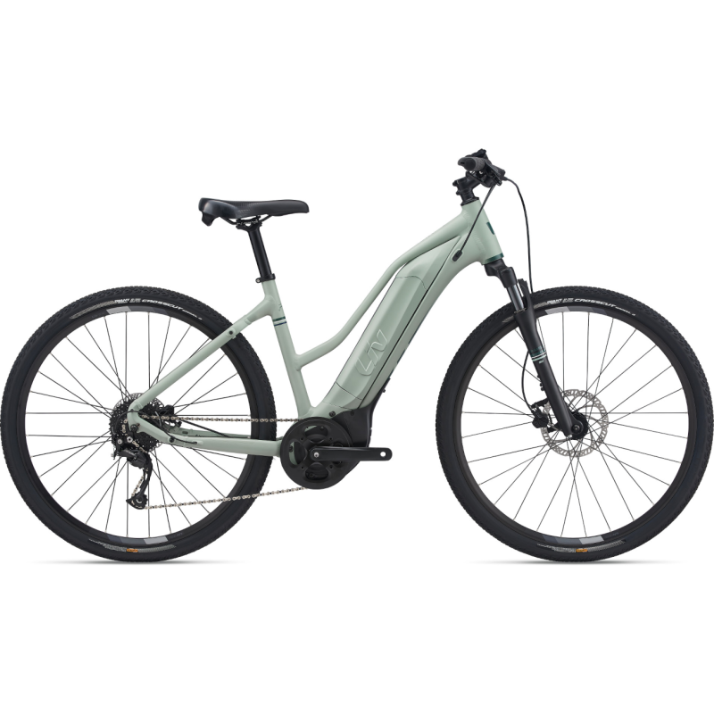 Electric bicycle LIV Rove E+, 28" Laurel, light green