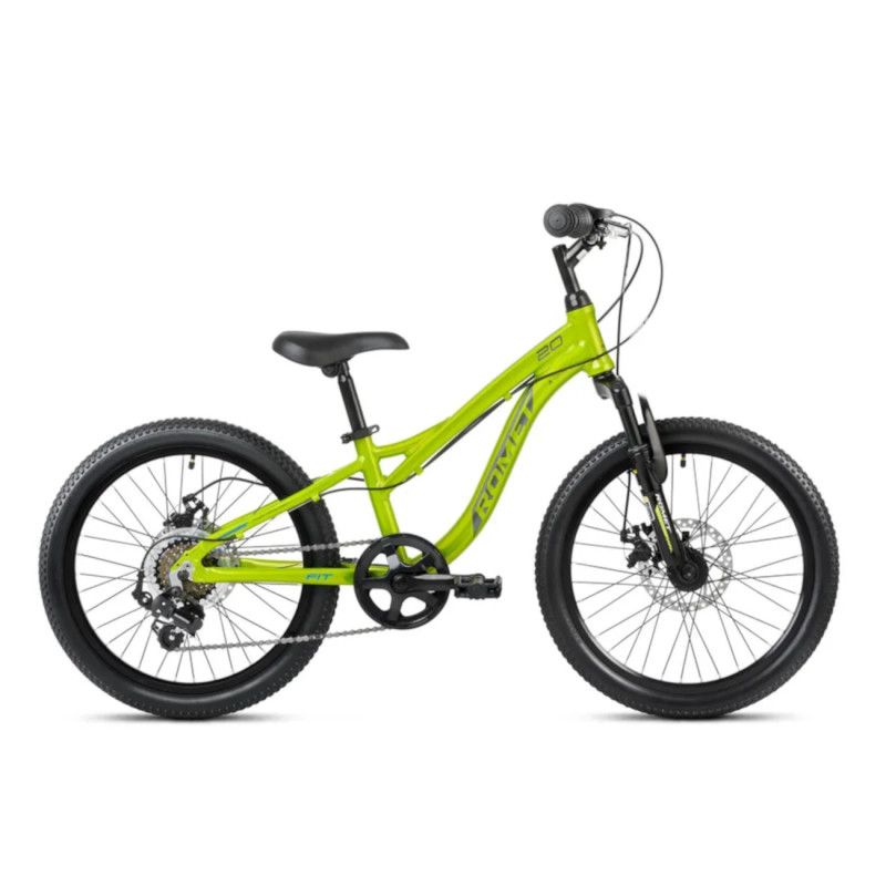 Bērnu velosipēds ROMET Rambler FIT 20 (2024) zaļi-zili-pelēks