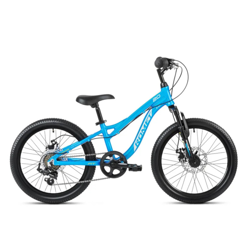 Детский велосипед ROMET Rambler FIT 20 (2024) сине-серый