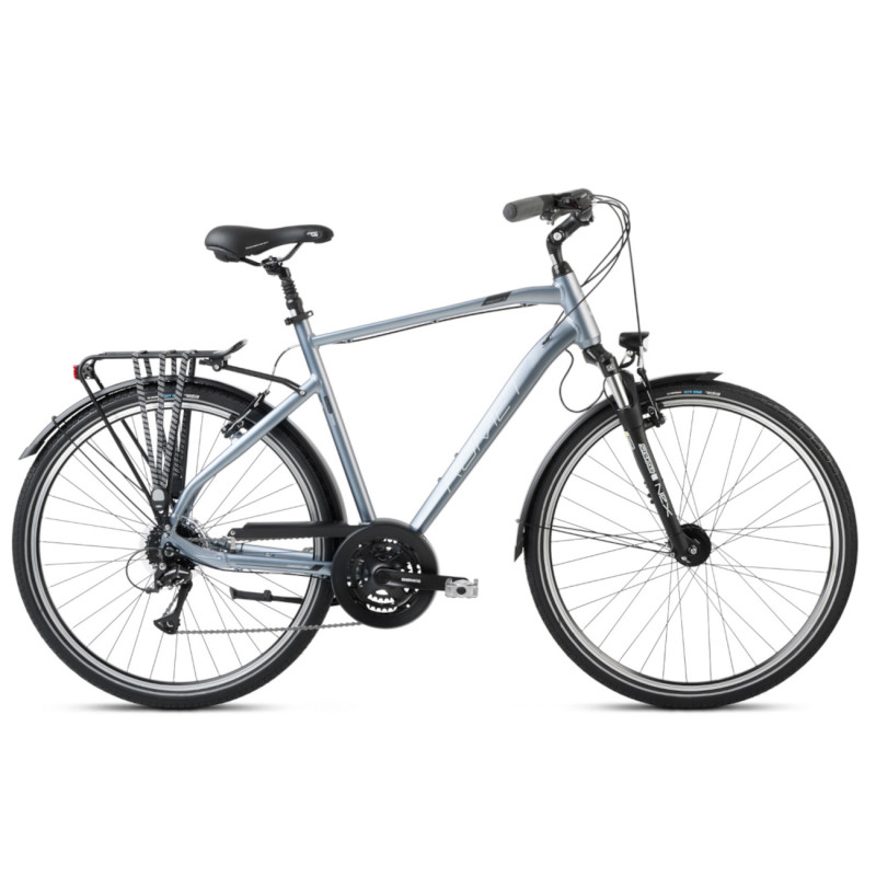 Велосипед ROMET Wagant 5 (2024) 28", серебристо-серый