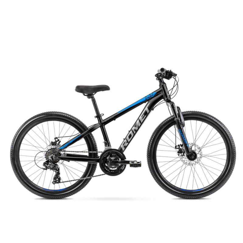Детский велосипед ROMET Rambler DIRT 24 (2024) черно-синий