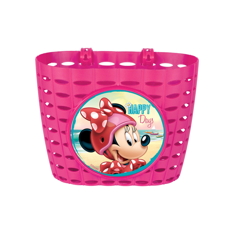 Front basket Princess, pink