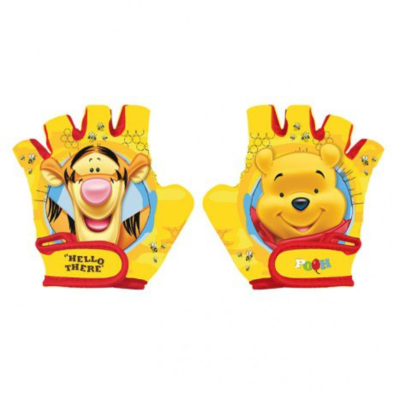 Gloves Winnie the Pooh, yellow