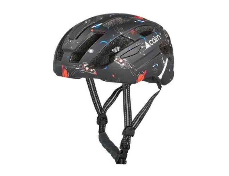 Детский шлем CAIRN PRISM J II Matte Black Space, черный