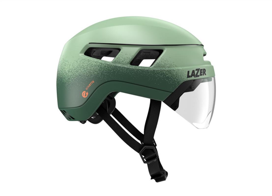 Шлем LAZER URBANIZE +led, Зеленый матовый