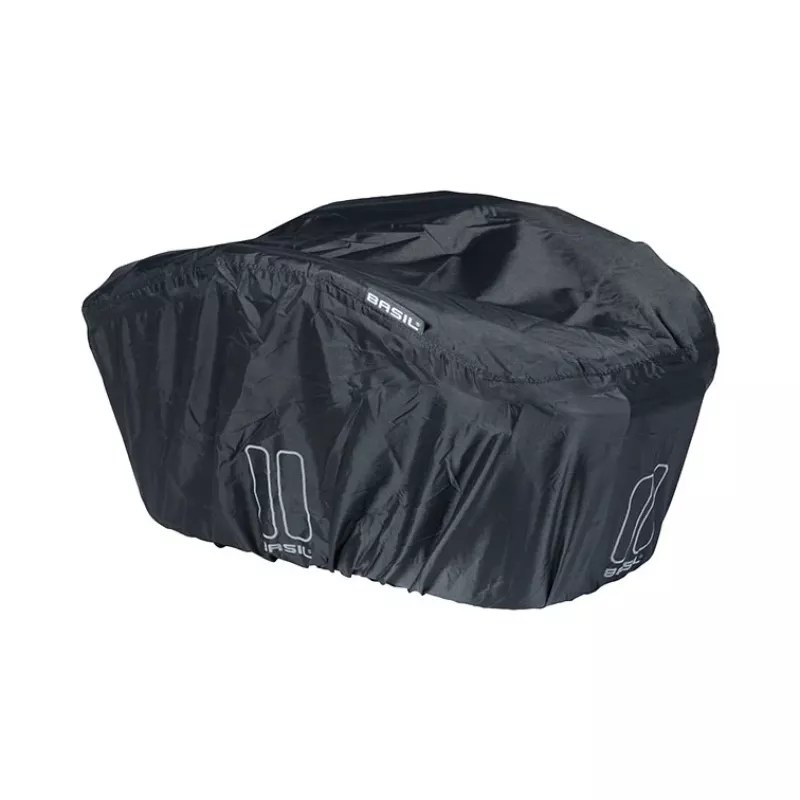 Rain cover for basket BASIL Keep Dry M, black