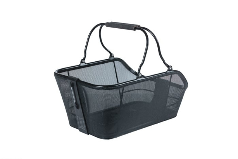 Luggage rack basket BASIL Cento Tech Fiber Nordlicht MIK, black
