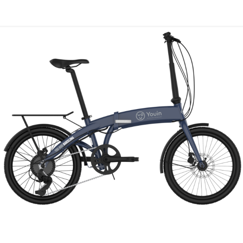 Electric bicycle TOTEM Barcelona BK1300 20", folding, blue