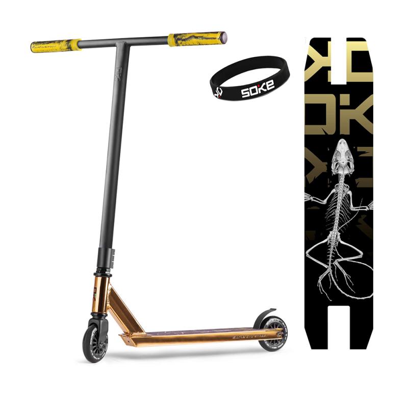 Trick scooter SOKE EVO, golden