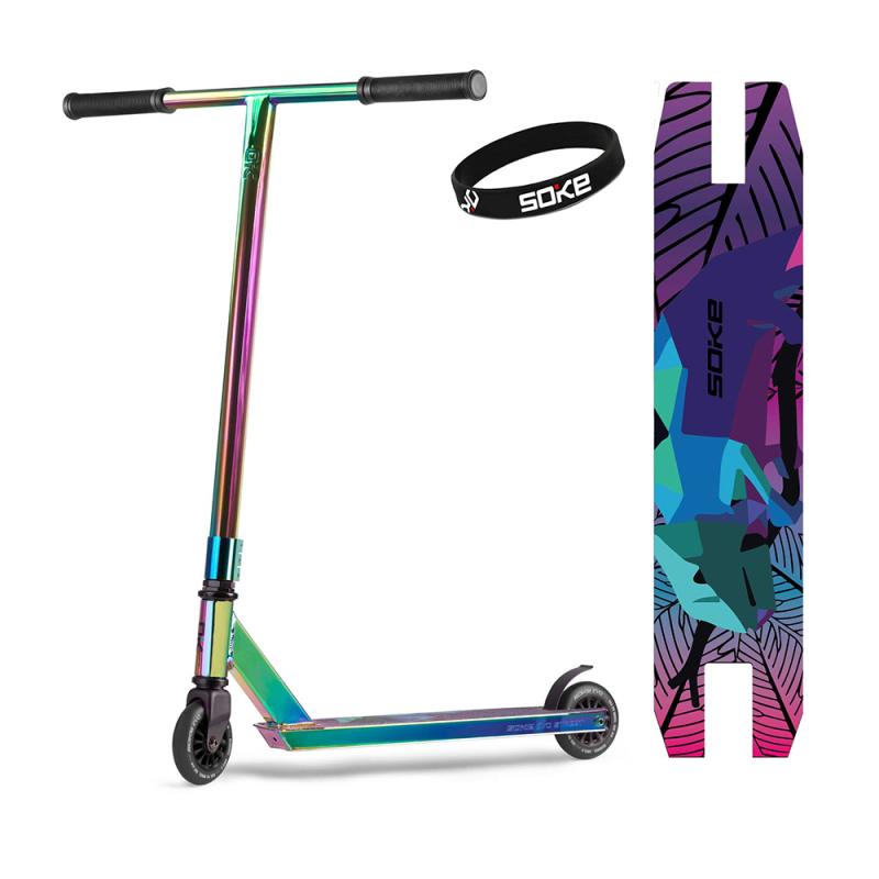 Trick scooter SOKE EVO, neochromic