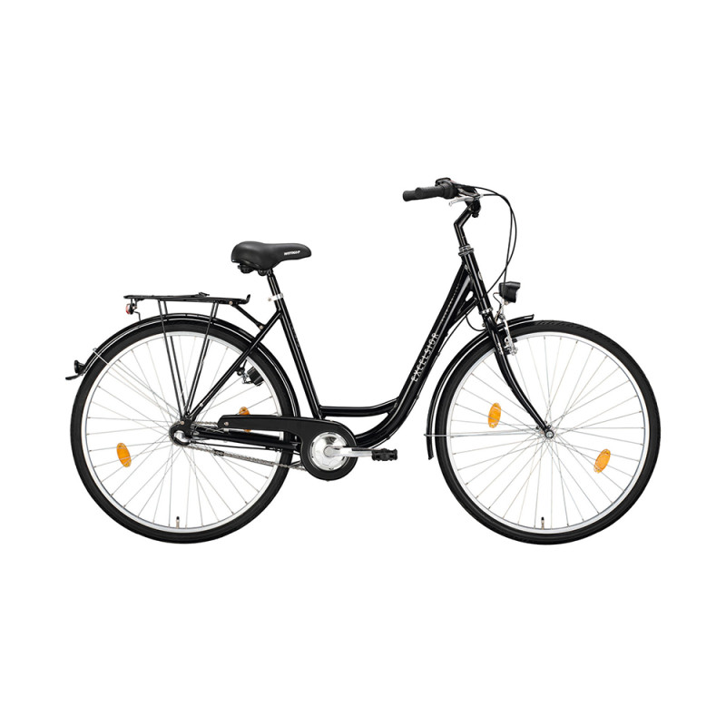 Велосипед женский EXCELSIOR Road Cruiser Alu, 28", 3к, черный