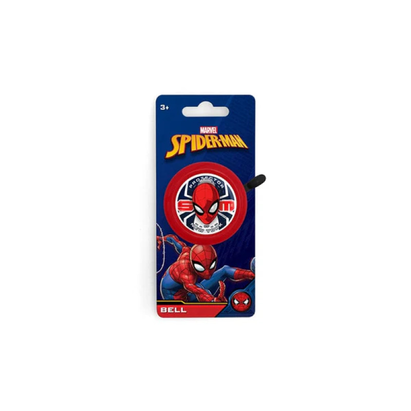 Jalgrattakell Spiderman, punane