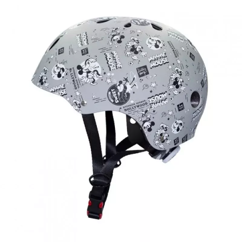 Children's helmet Minnie, (56-59 cm), gray