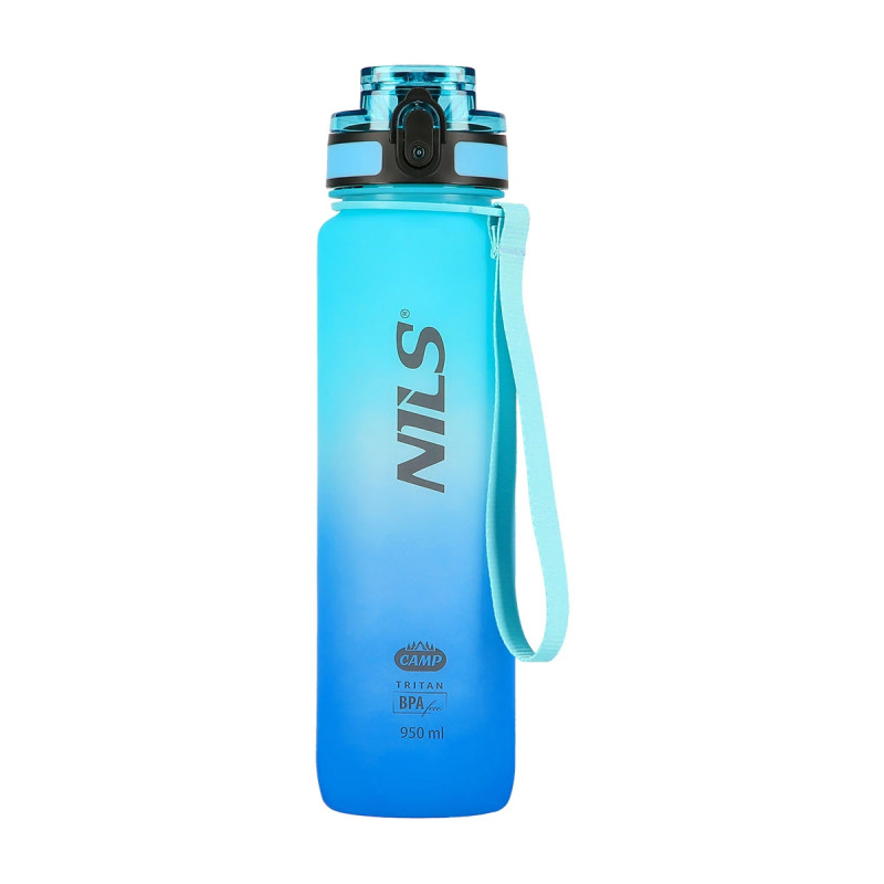 Water bottle NILS NCD04, 950 ml, blue