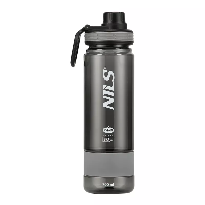 Water bottle NILS NCD07, 700 ml, black-grey