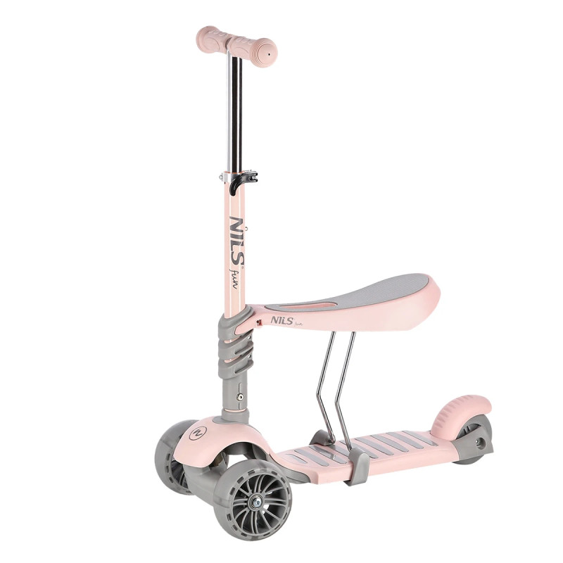 Children's scooter NILS EXTREME HLB808 pink
