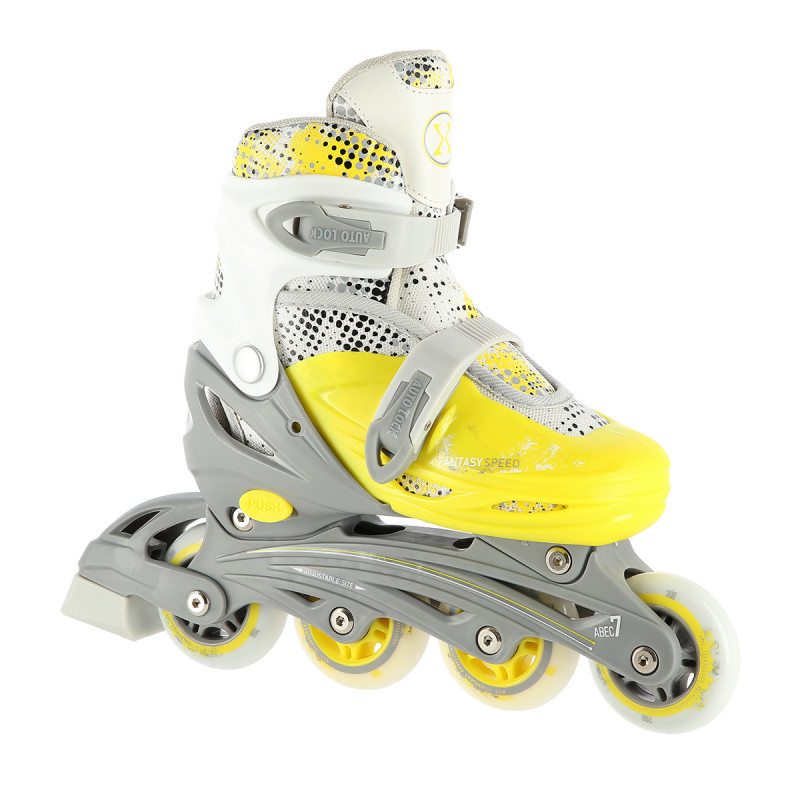 4in1 (roller) skates NILS EXTREME NH18331, yellow, (35-38 cm)